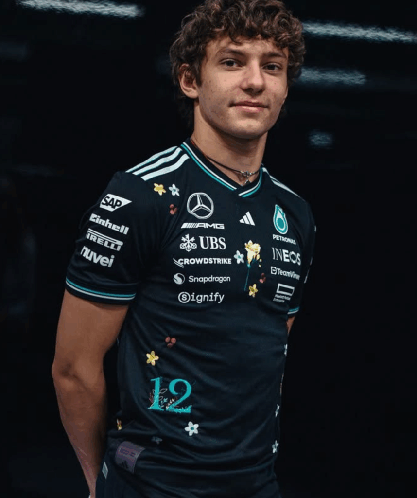 Diana al Shammari Mercedes f1 jersey 
