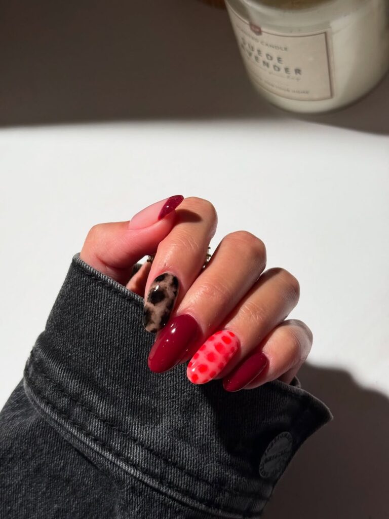 animal print nails