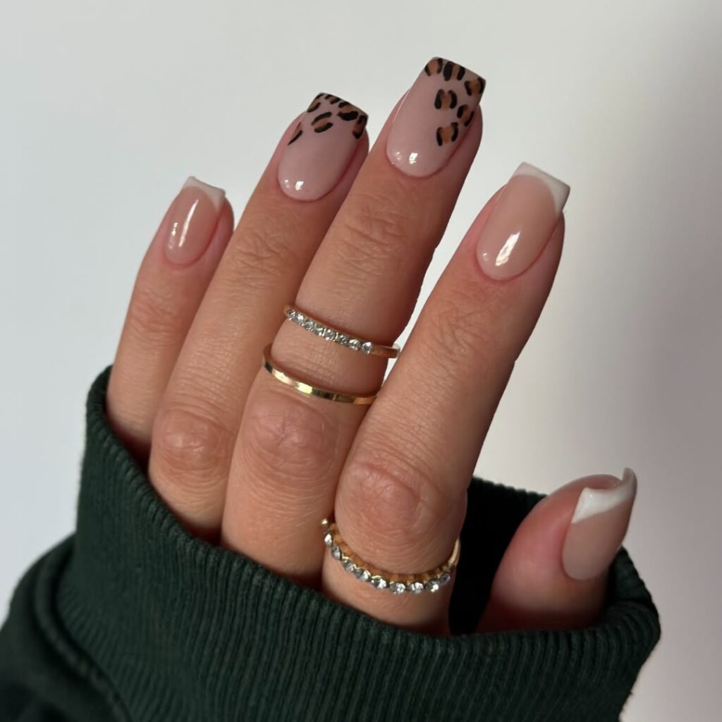 animal print nails