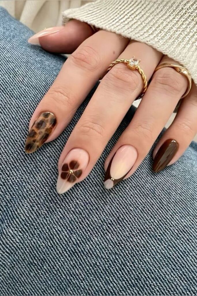 animal print nails