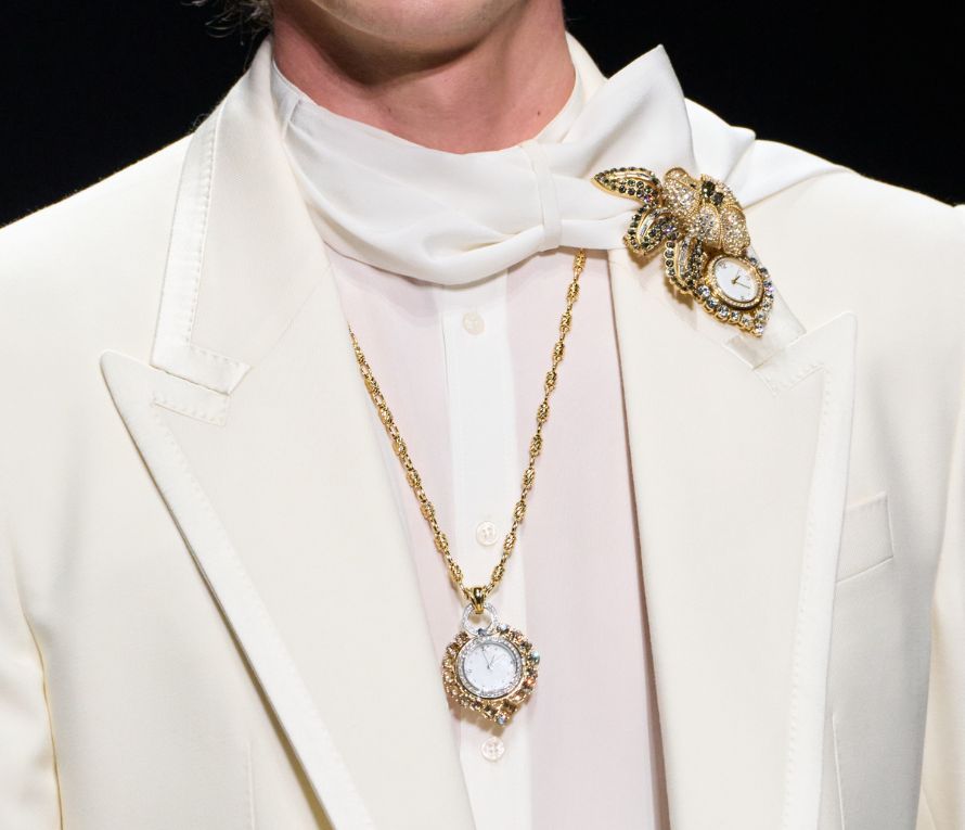 ARE WE ABOUT TO SEE MEN WEARING LONG NECKLACES?