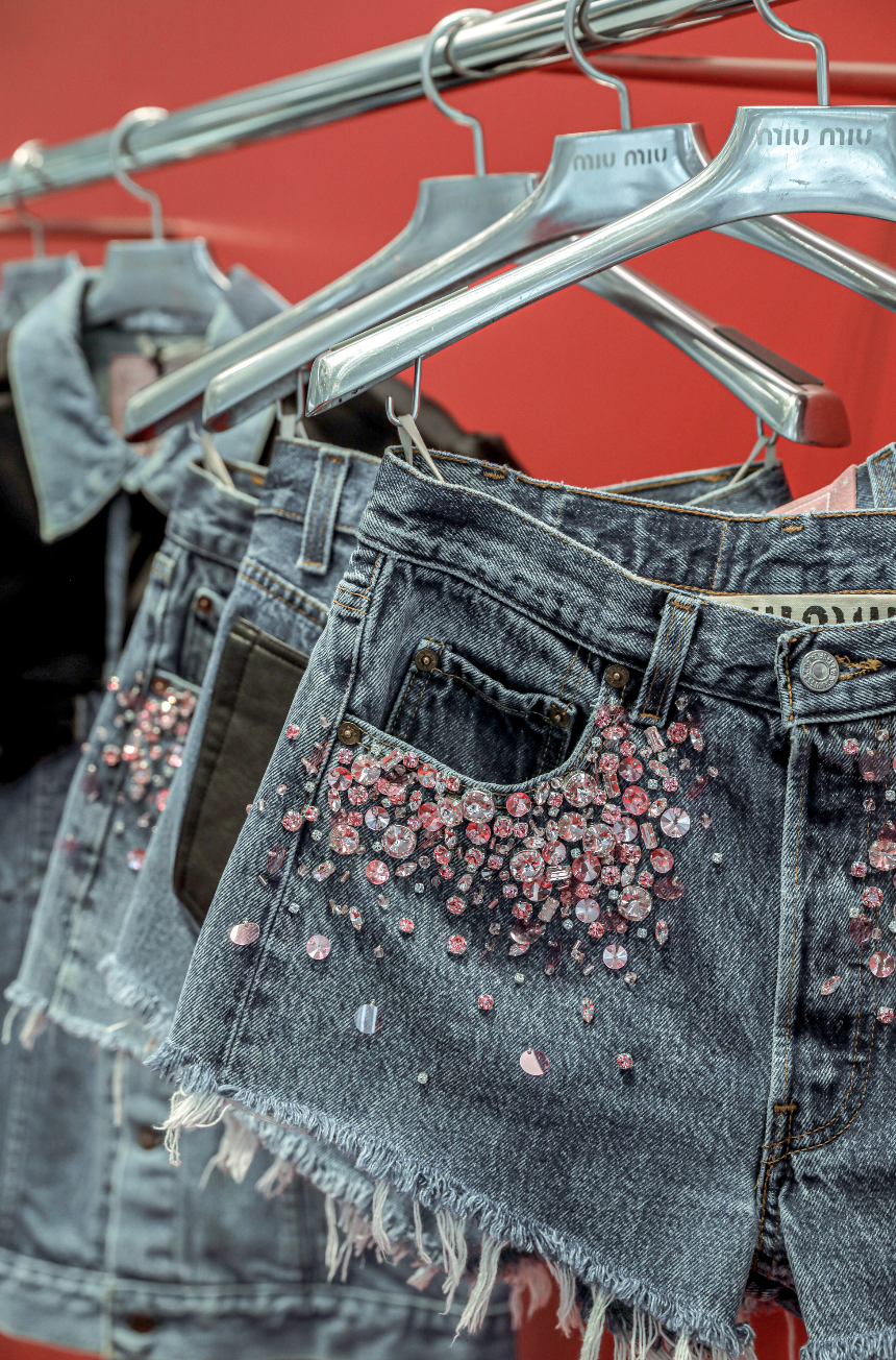 Miu Miu gives life to pre-loved Levi's® denim