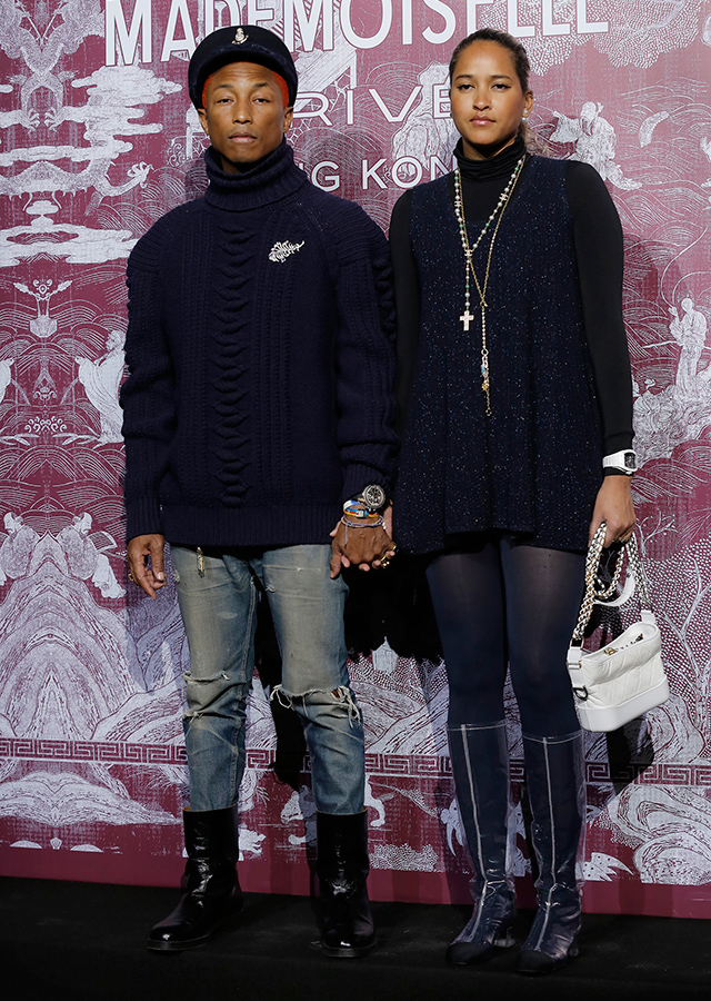 Pharrell Williams and Helen Lasichanh