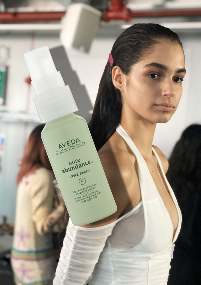 THE SHOW HERO: Aveda Pure Abundance Style Prep, £23 (Dhs109)