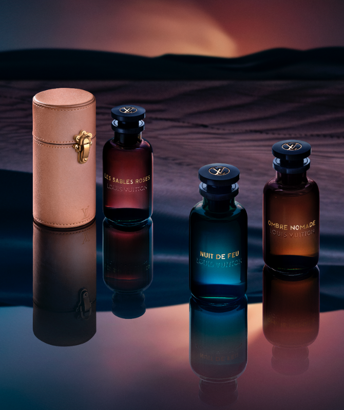 Louis Vuitton 8 perfume samples w box- Cosmic Cloud, Ombre Nomade etc