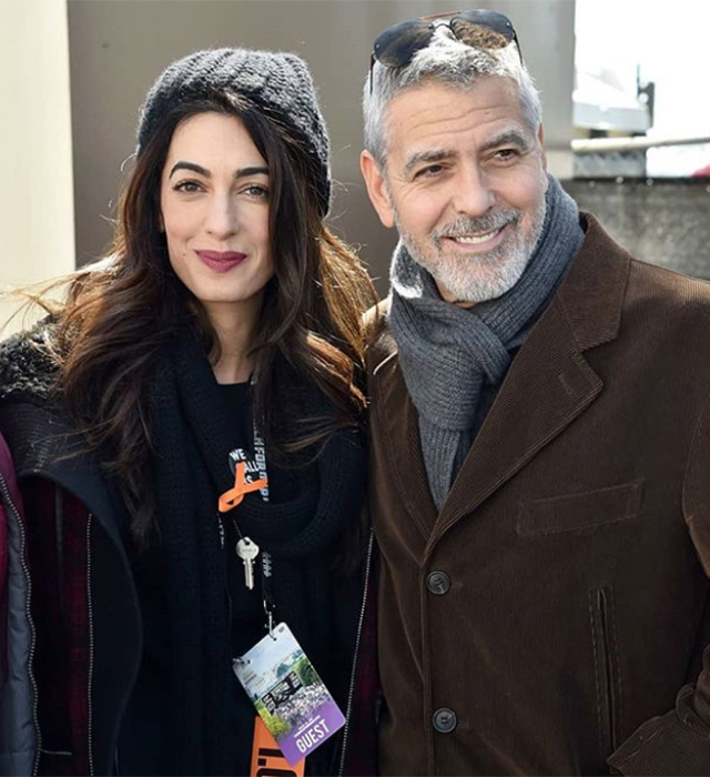 Amal and George Clooney