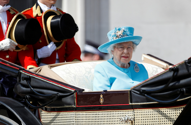 Trooping the colour