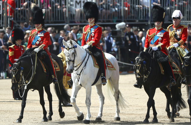 Trooping the colour