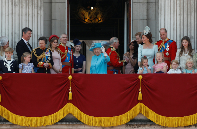 Trooping the colour