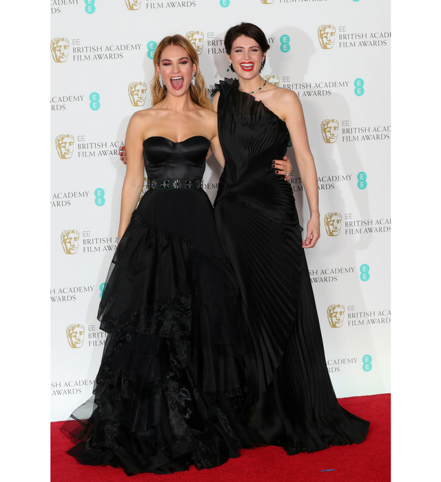 Lily James and Gemma Arterton