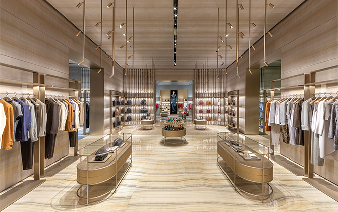 Giorgio Armani personally designed his newest boutique in The