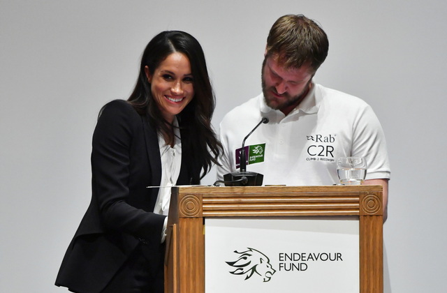 Meghan Markle inside the Endeavour Fund Awards