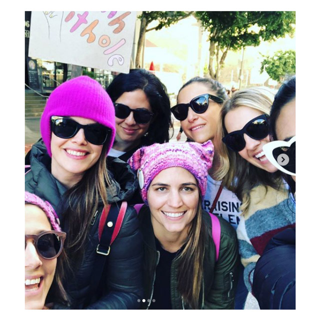 Rachel Bilson Women's March 2018