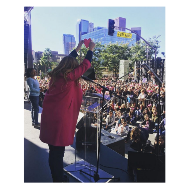 Connie Britton Women's March 2018