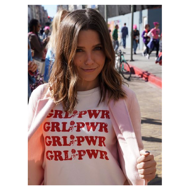 Sophia Bush Women's March 2018